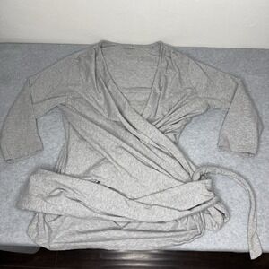 Seraphine Gray Nursing Skin To Skin Top 3/4 Sleeve Womens Large Breastfeeding